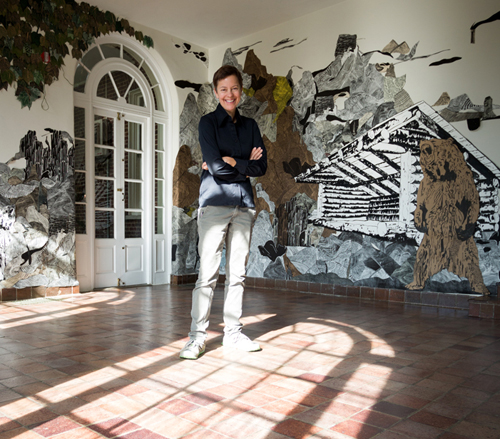 Hilary Lorenz at Wave Hill, NY