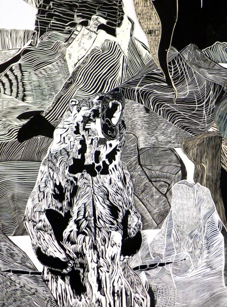 Bear, Hilary Lorenz, Print Installation