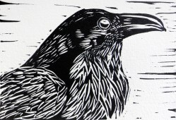 Raven_lino_cut