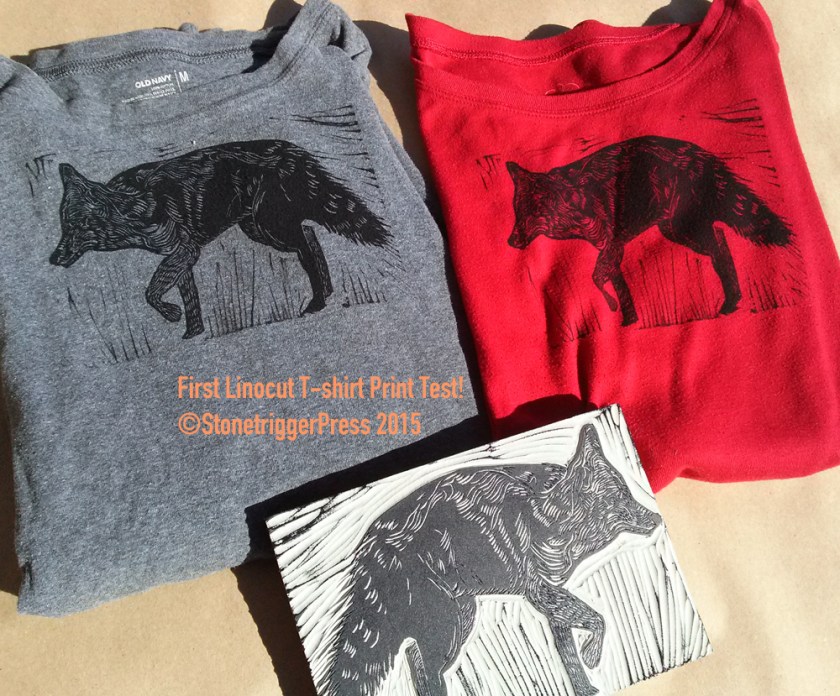 Stonetrigger Press Linocut Wolf T-shirt