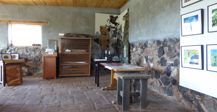 Studio shot by Hilary Lorenz for open studio