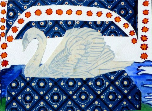 Orignal Watercolor Collage - Click to purchase