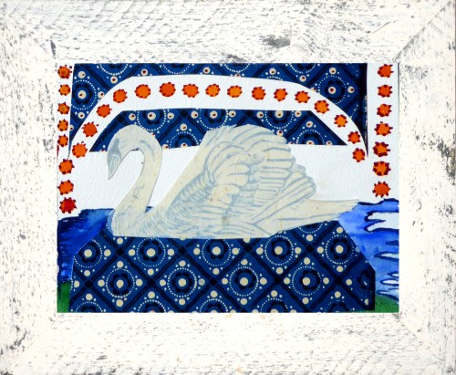 White_Framed_Swan