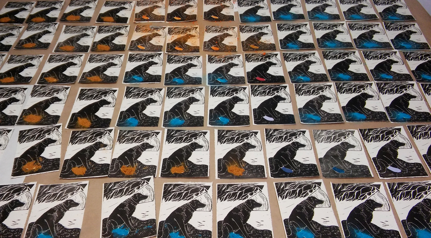 Conrad_linocut_drying_flying